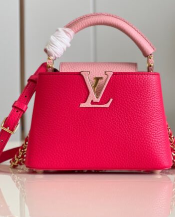 Louis Vuitton M20848 Red Capucines Mini Handbag